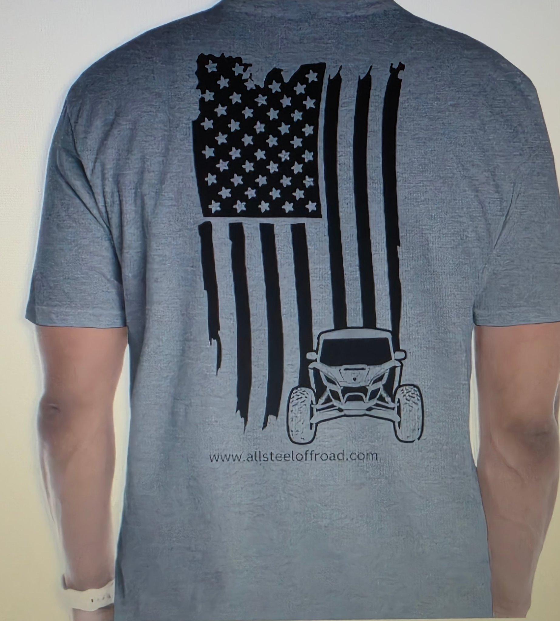 Tattered Flag and SxS T-Shirt